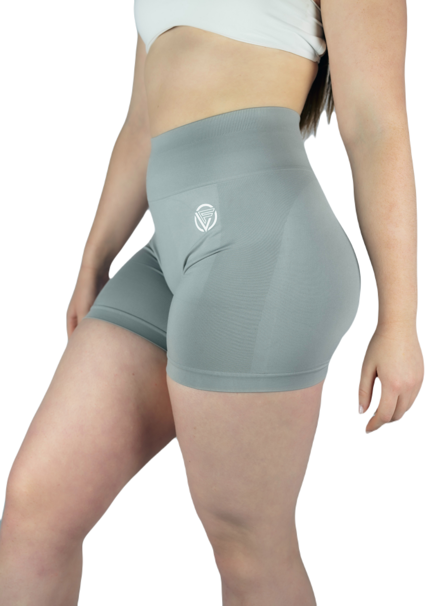 Seamless High Waist Gym Shorts
