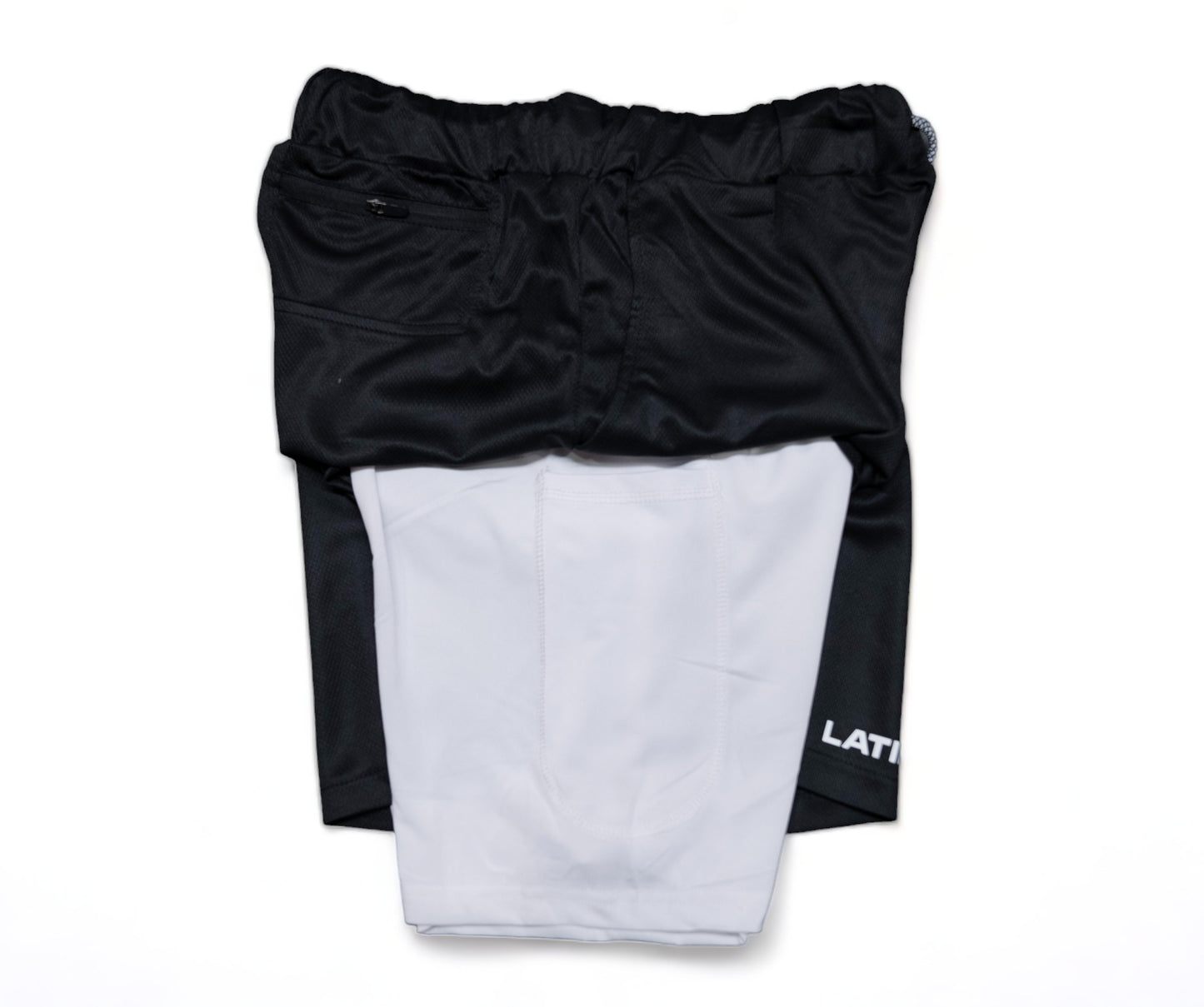 Dual Layer Training Shorts - Black