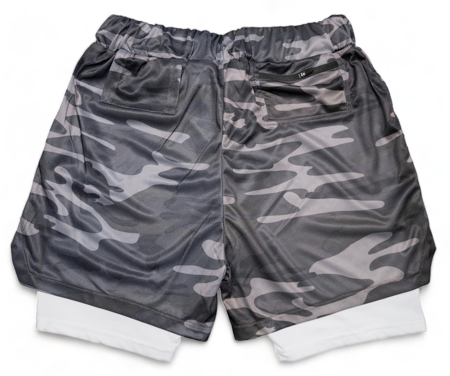 Dual Layer Training Shorts - Camo
