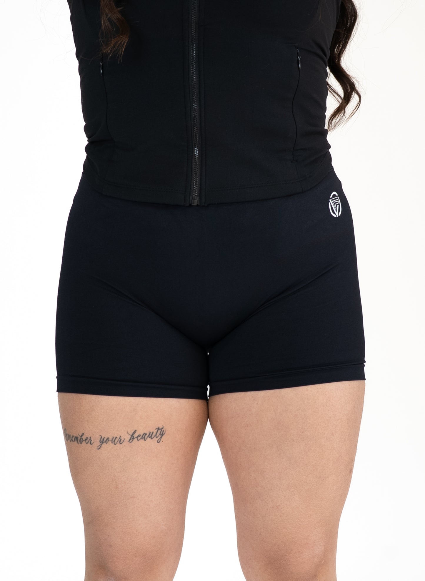 Black Power Flex Shorts