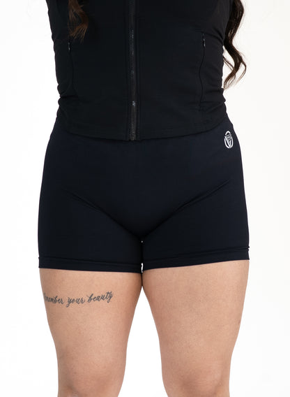 Black Power Flex Shorts