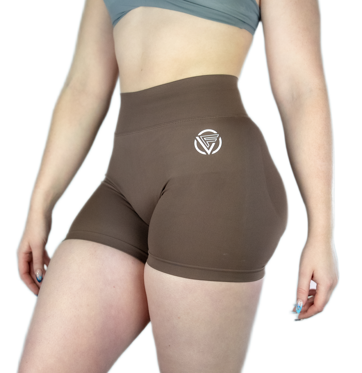 Brown Power Flex Shorts
