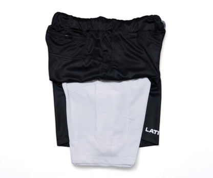 Dual Layer Training Shorts - Black
