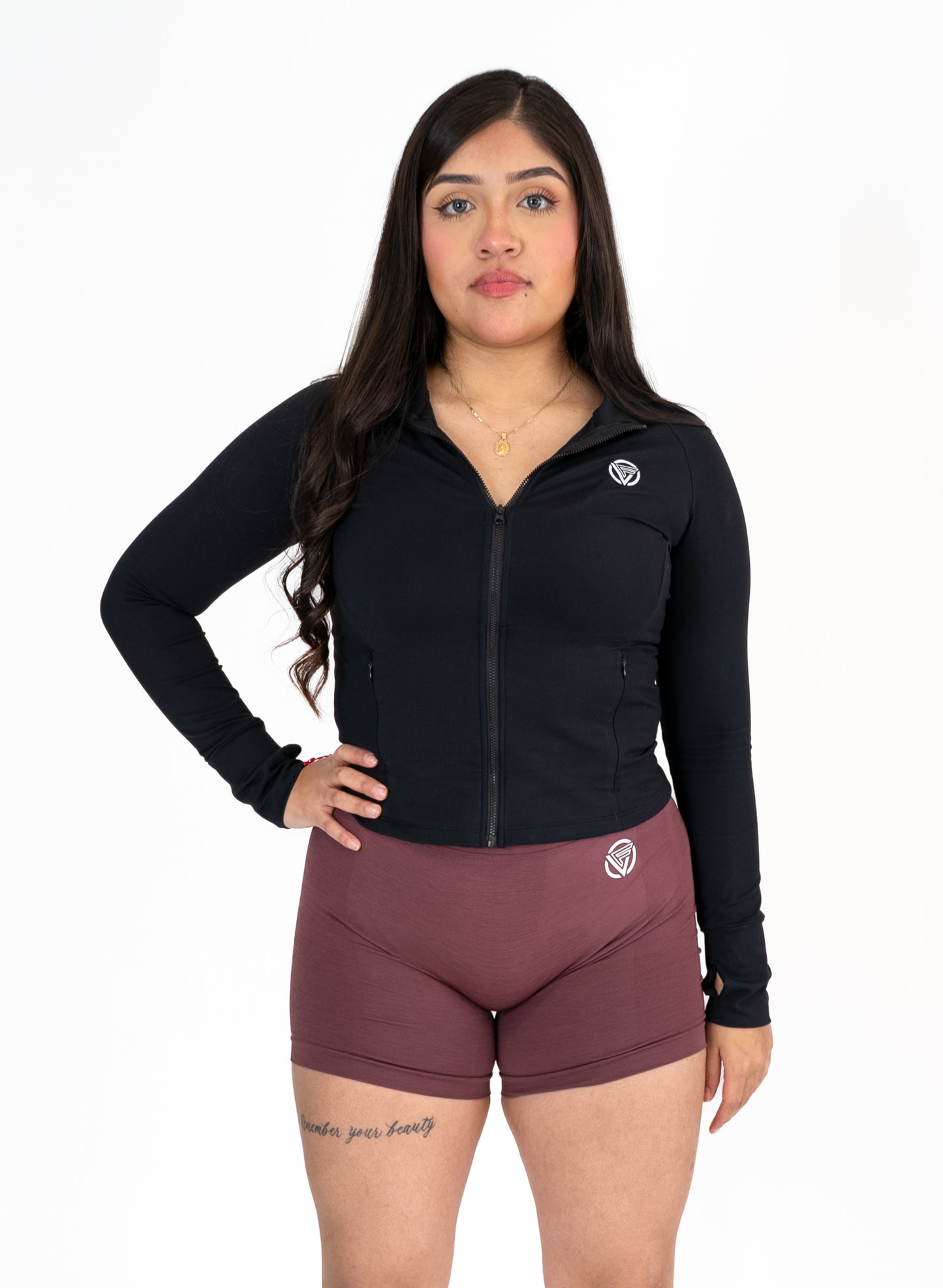 Zip Up Compressive Jacket